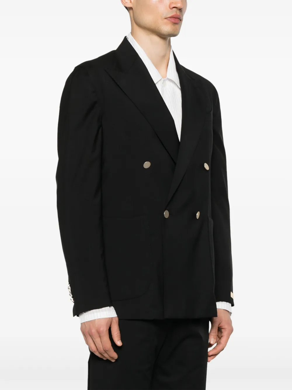 Briglia 1949 Blazer met dubbele rij knopen Zwart