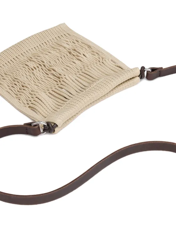 LEMAIRE Mini Filt Net Cross Body Bag | Neutrals | FARFETCH LEMAIRE Mini Filt Net Cross Body Bag | Neutrals | FARFETCH