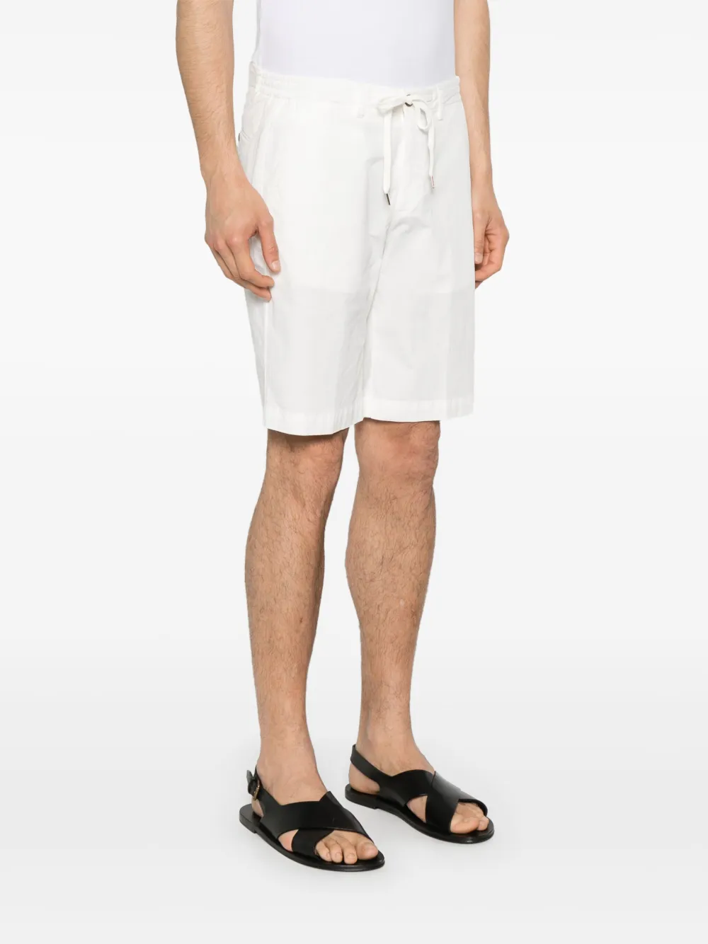 Briglia 1949 Shorts met elastische tailleband Wit