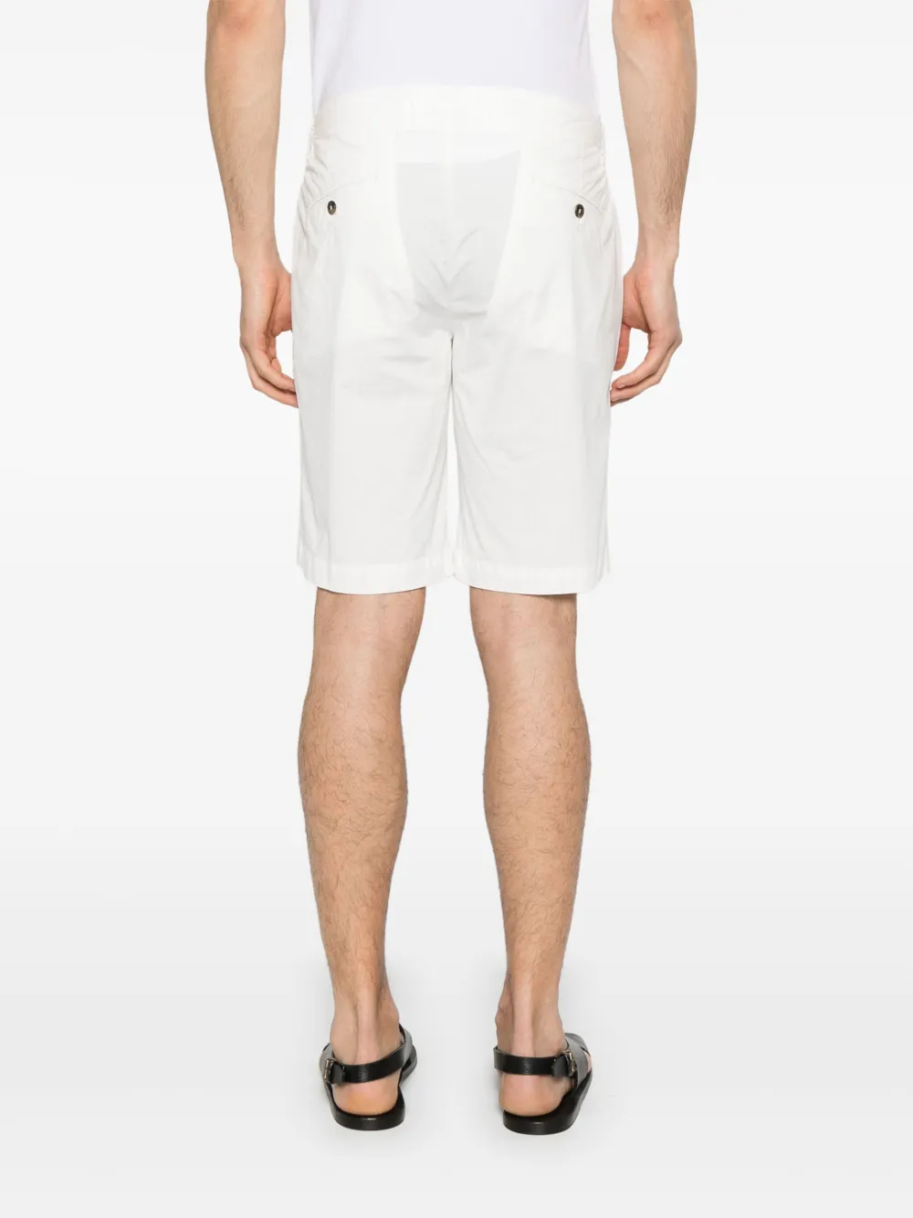 Briglia 1949 Shorts met elastische tailleband Wit