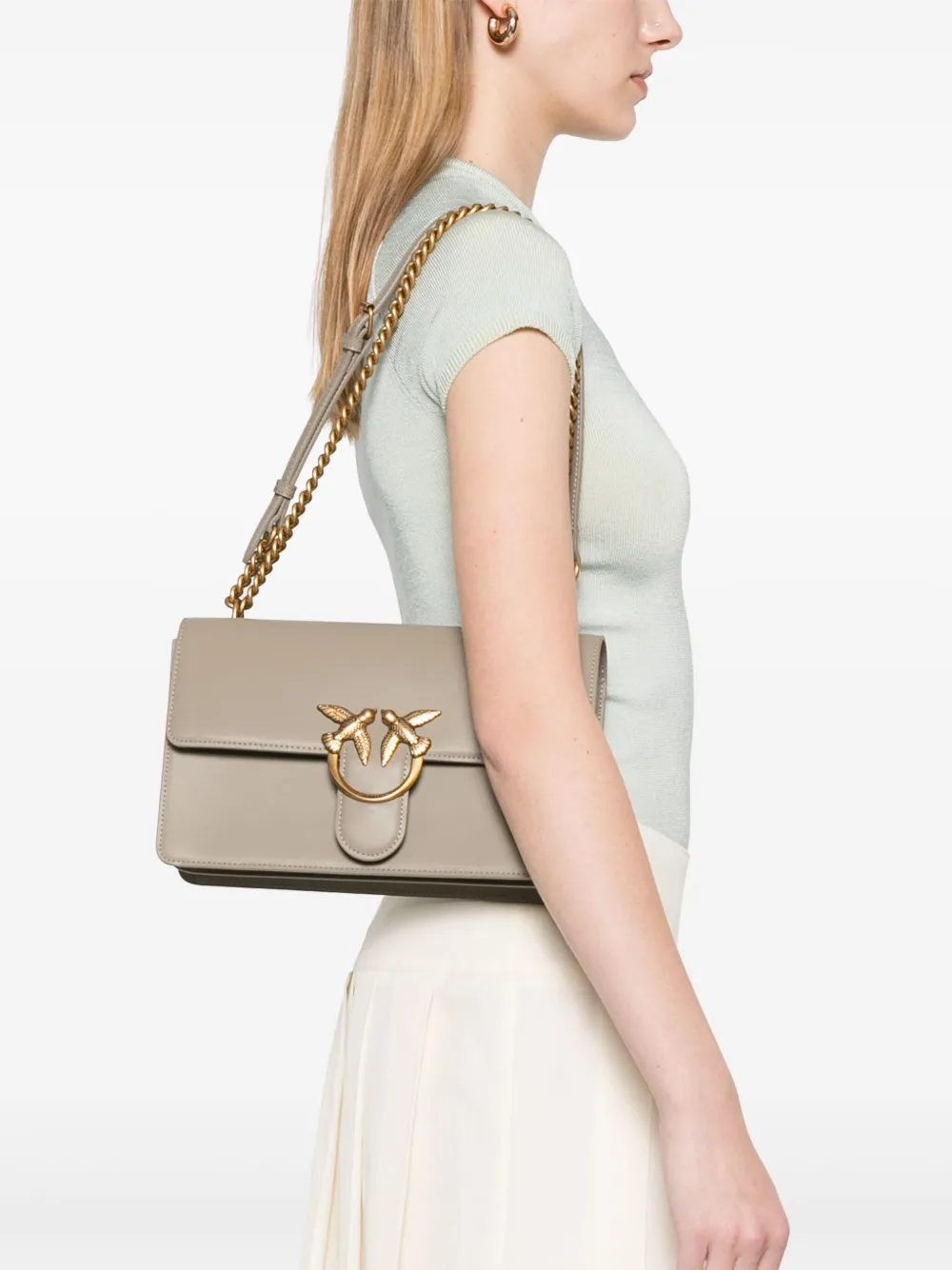 PINKO Love crossbodytas Grijs