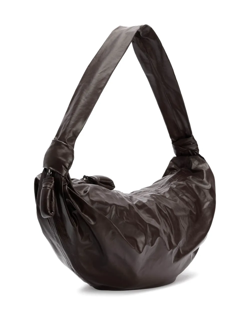 LEMAIRE Grote Soft Croissant schoudertas Bruin