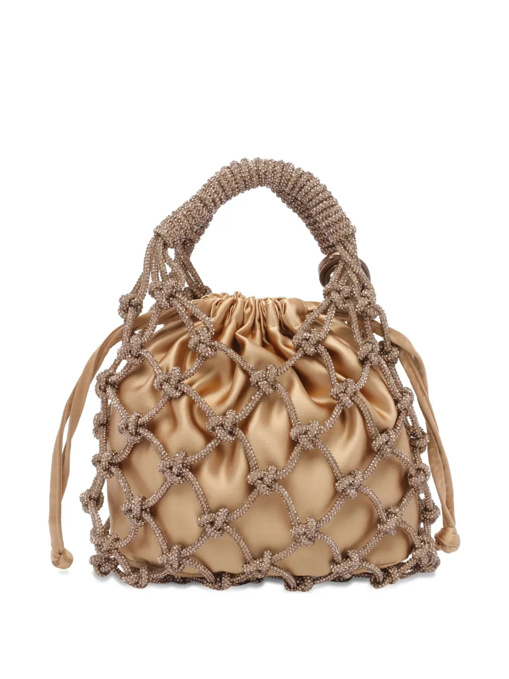 Kurt Geiger London Tas verfraaid met kristallen - Beige