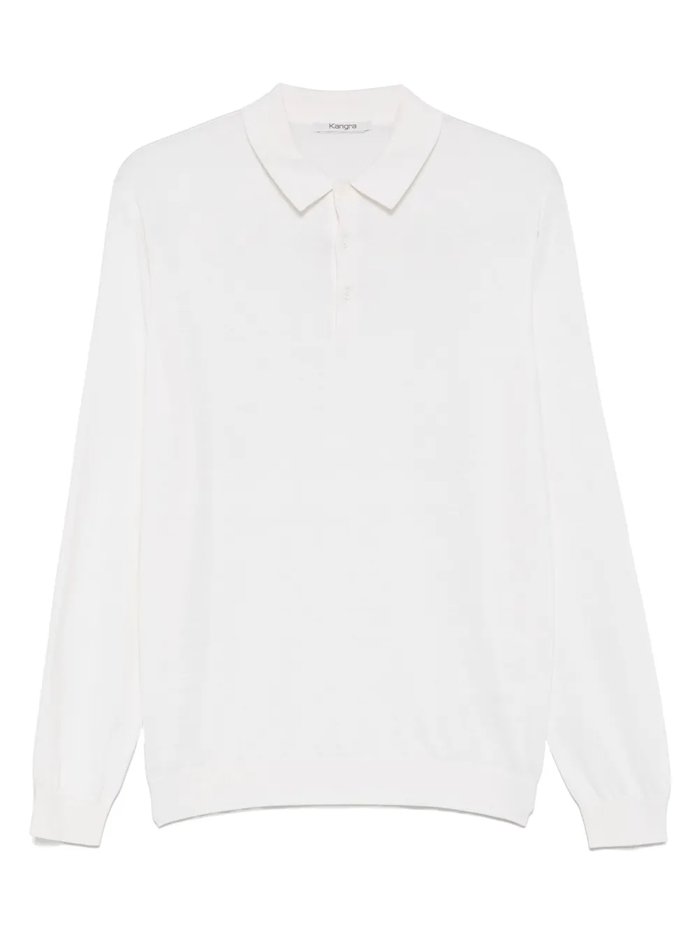 Kangra fine-knit polo shirt | Neutrals | Image 1