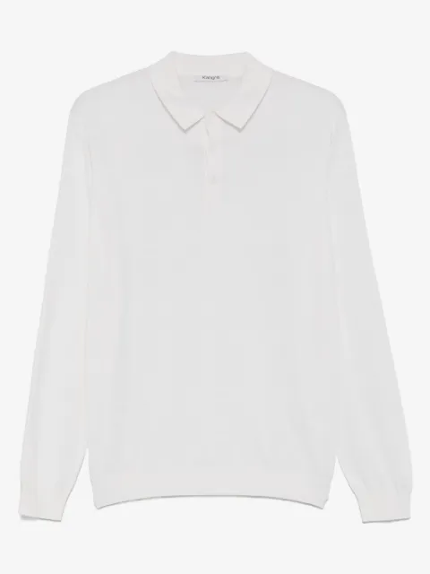 Kangra fine-knit polo shirt