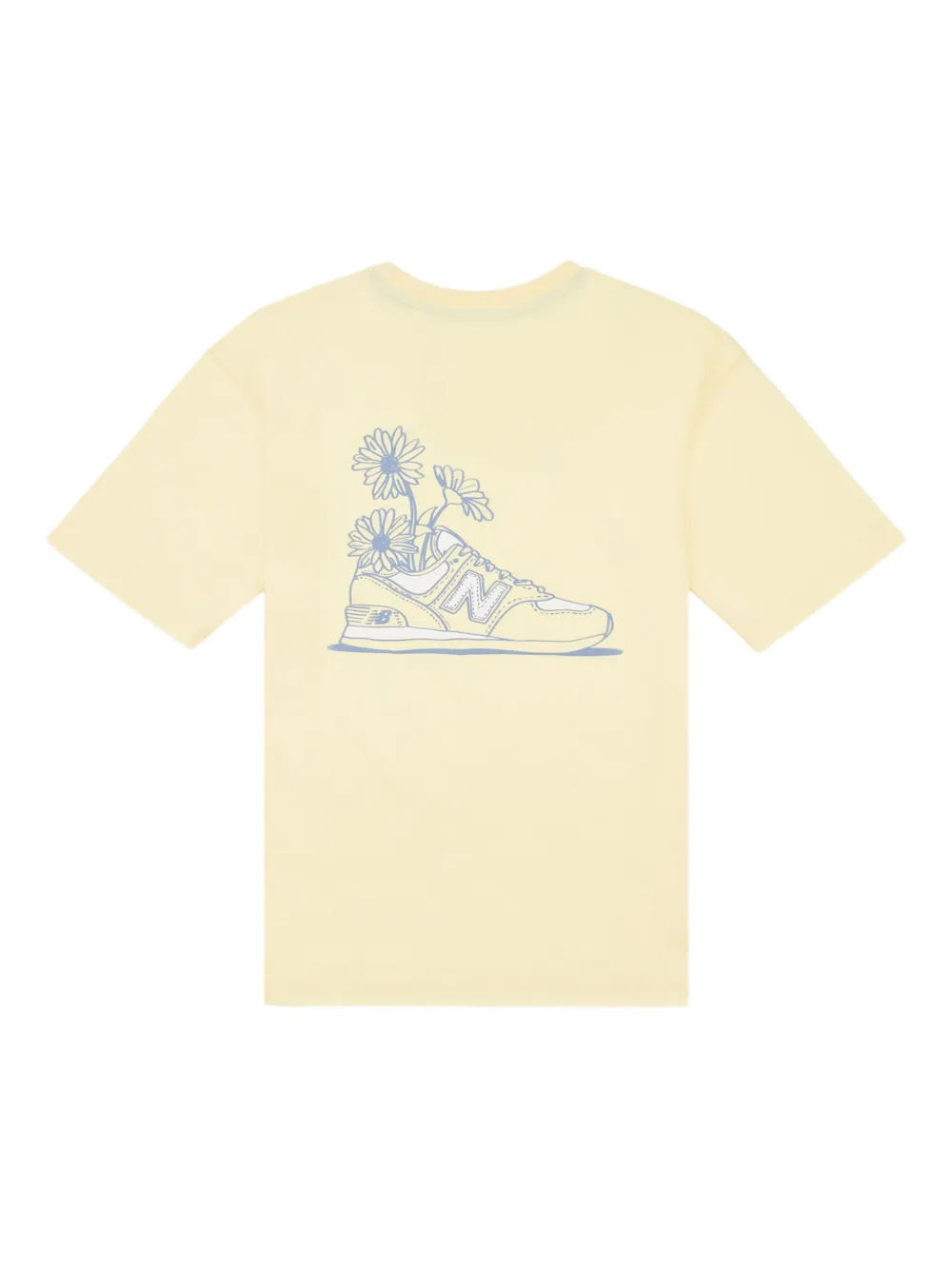 New Balance Kids T-shirt met logoprint Geel
