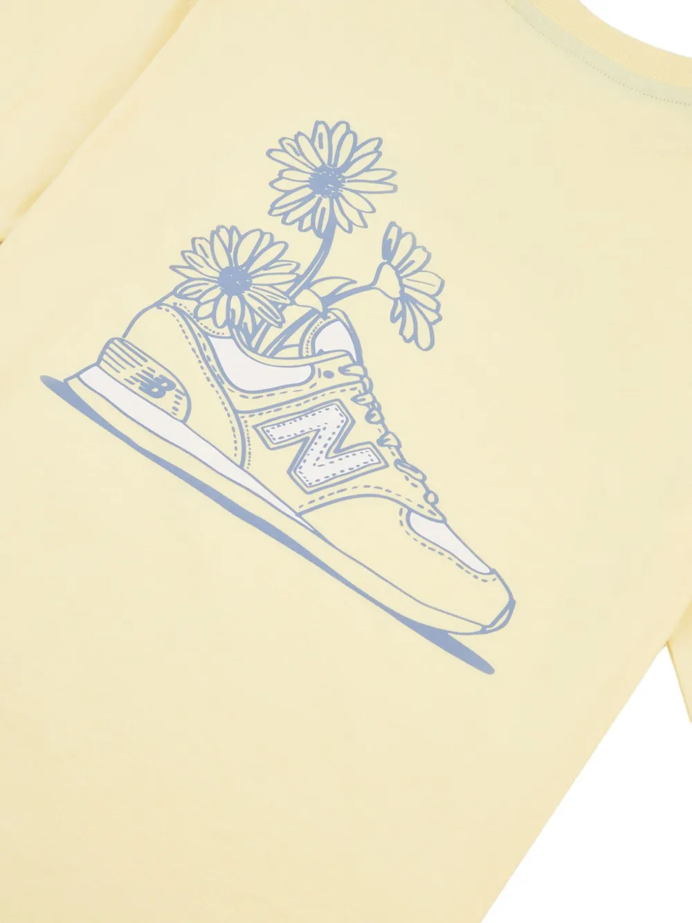 New Balance Kids T-shirt met logoprint Geel