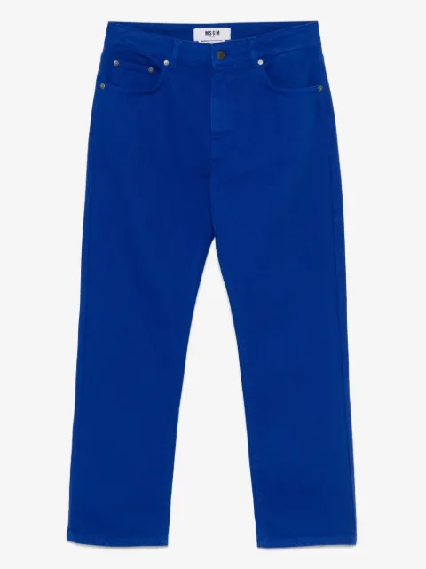 MSGM jeans con logo bordado