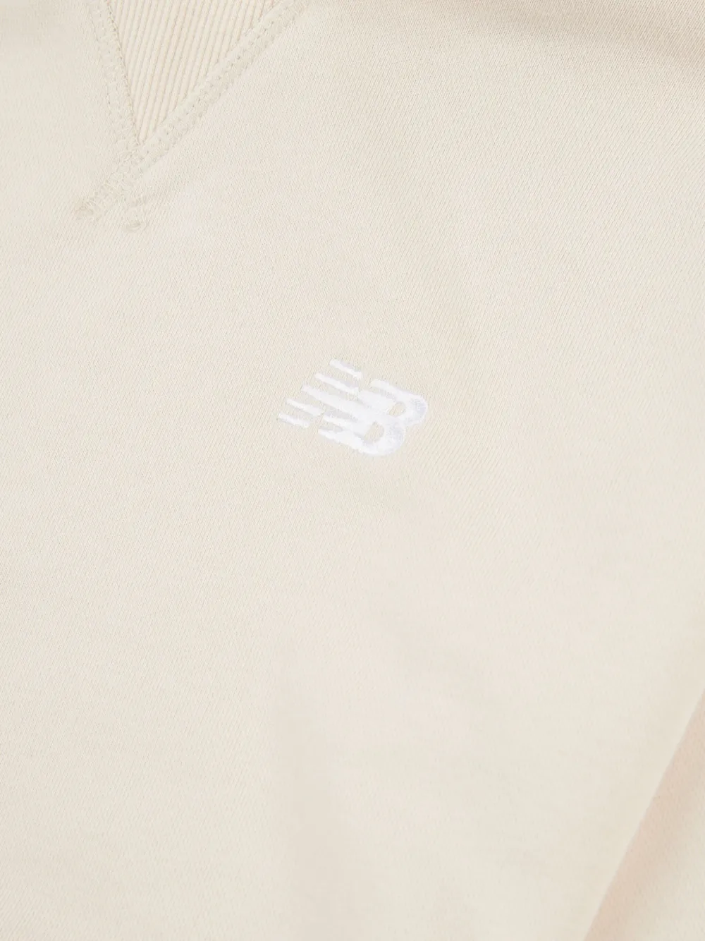 New Balance Kids Hoodie met geborduurd logo Beige