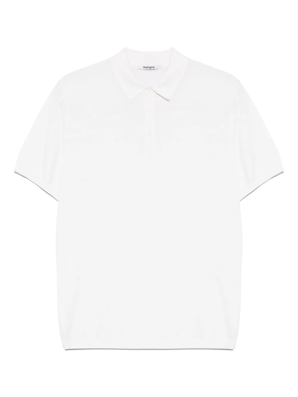 Kangra fine-knit polo shirt | Neutrals | Image 1