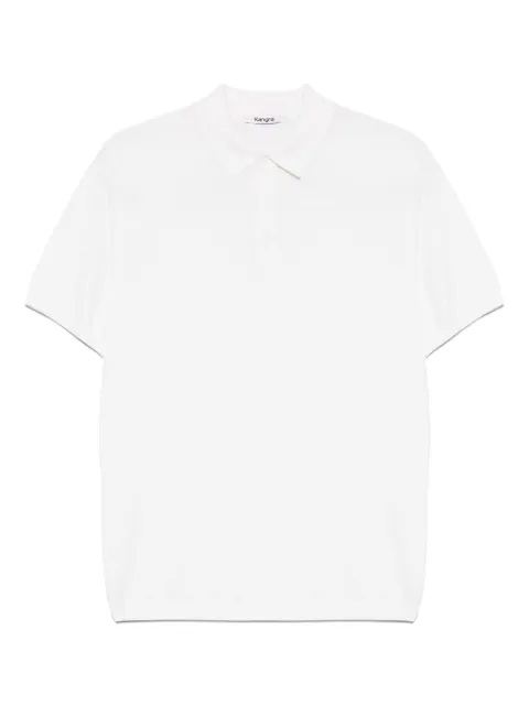 Kangra playera tipo polo de tejido fino