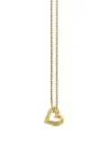Sydney Evan 14K yellow gold Fluted Heart necklace