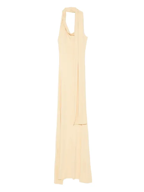 Aya Muse Wisp halterneck draped maxi dress