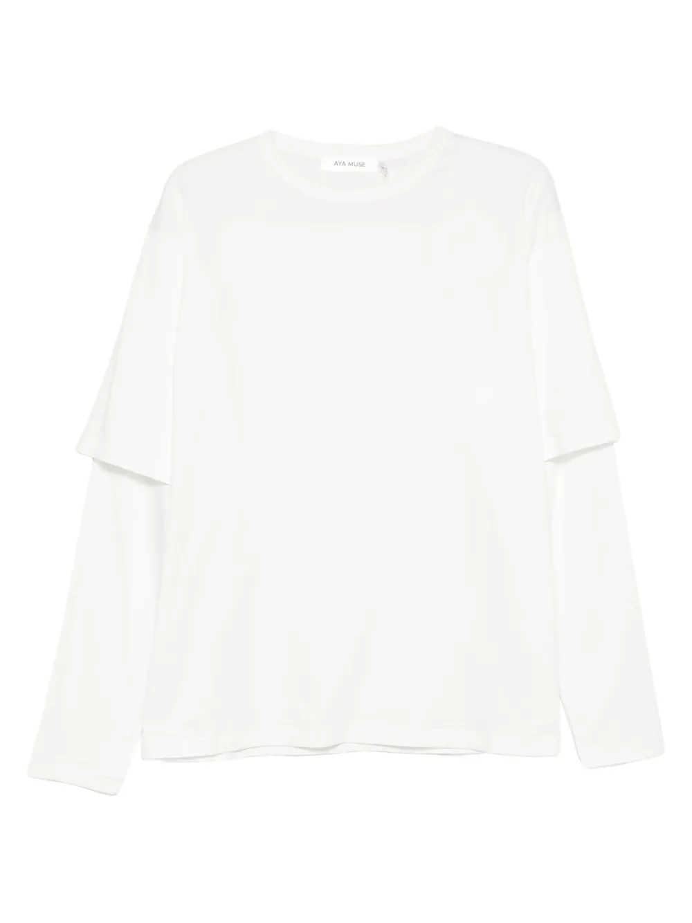 Aya Muse double-sleeve T-shirt | White | Image 1