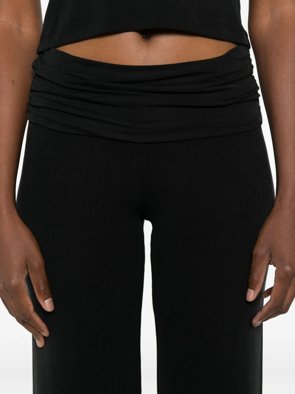 Aya Muse Broek met ruches Blauw