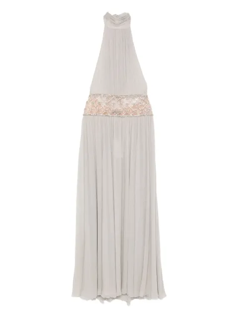 Retrofete Kreeli embellished halterneck dress