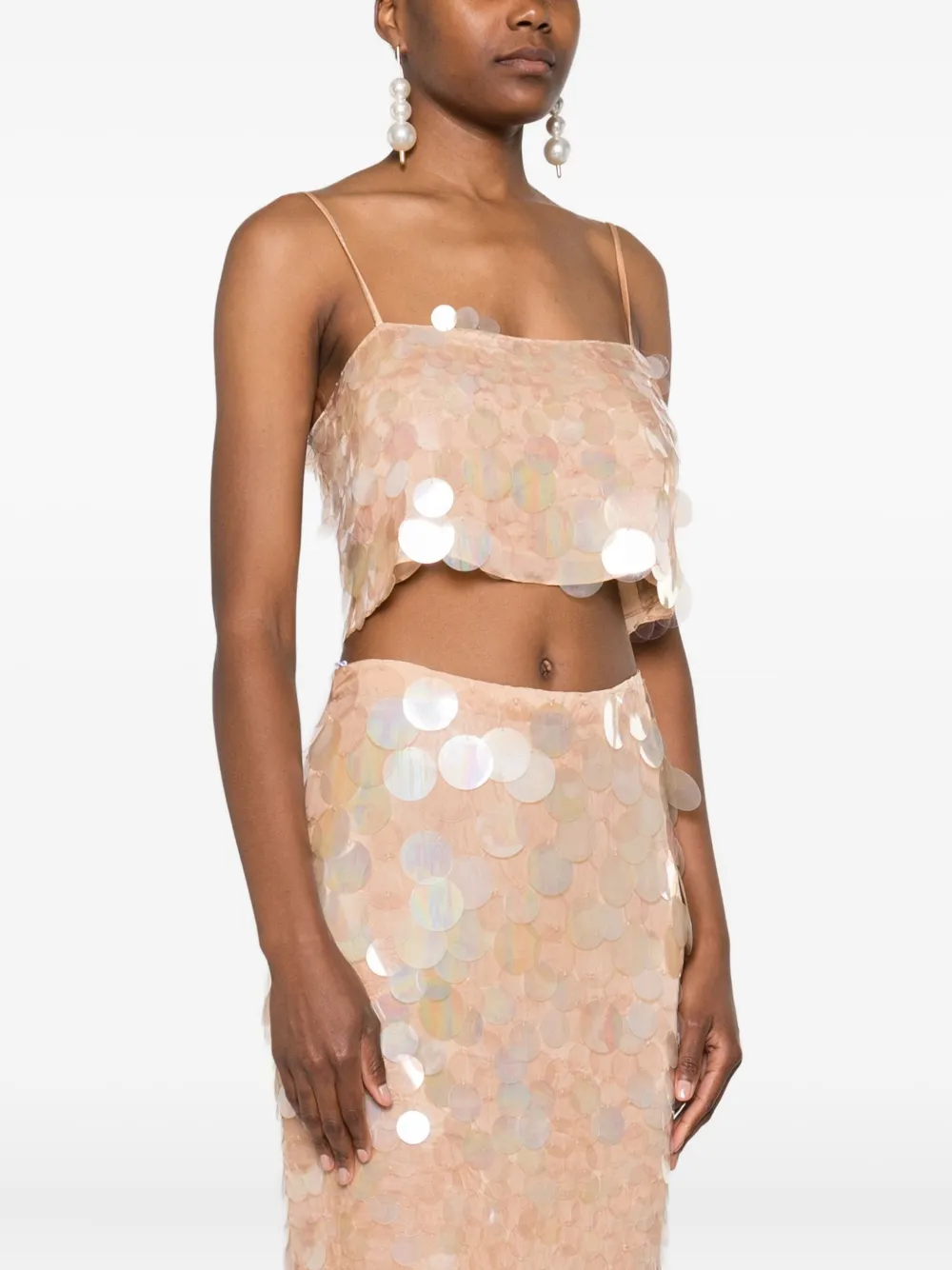 Retrofete Leia tanktop Beige