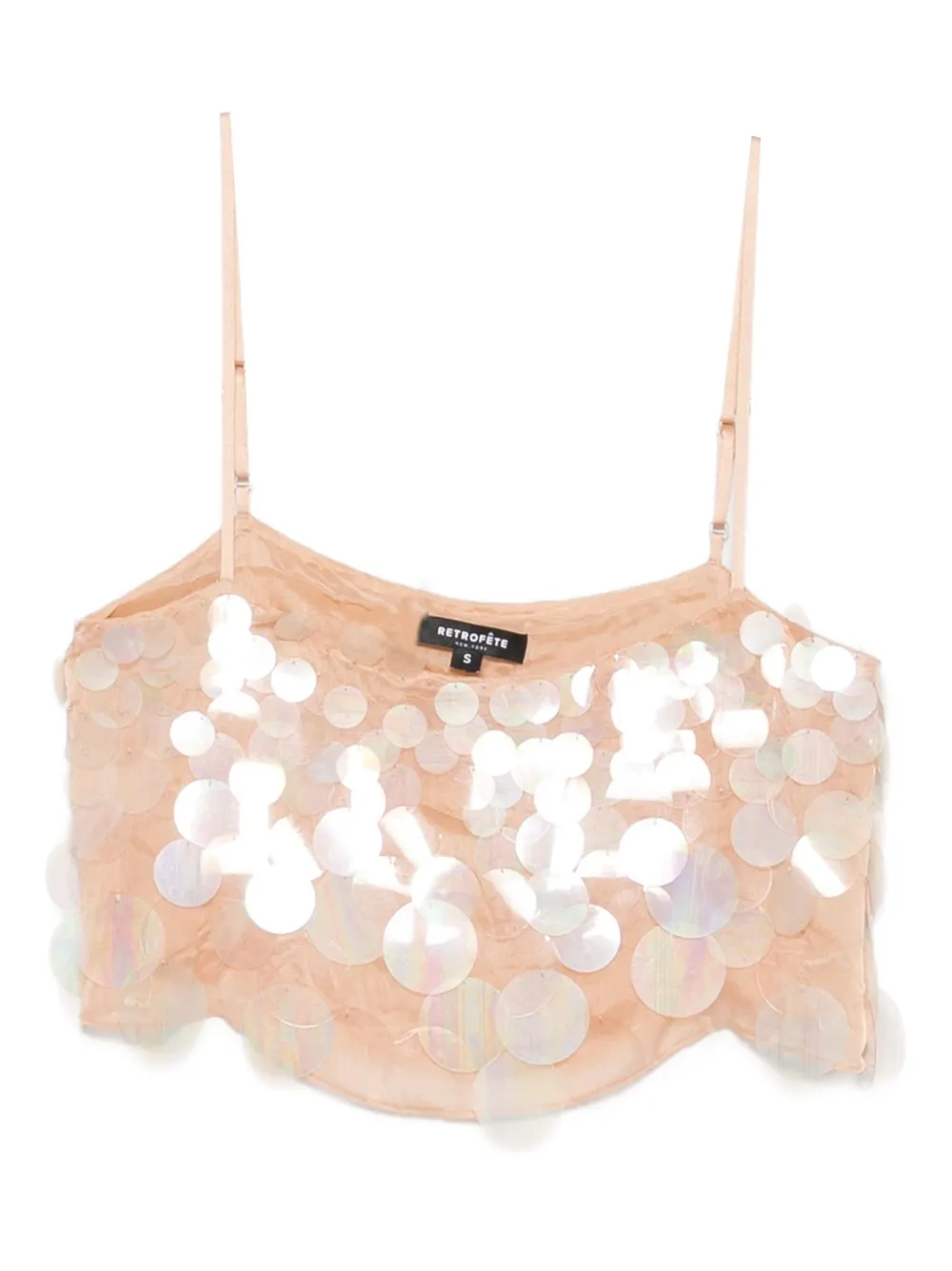 Retrofete Leia tanktop Beige
