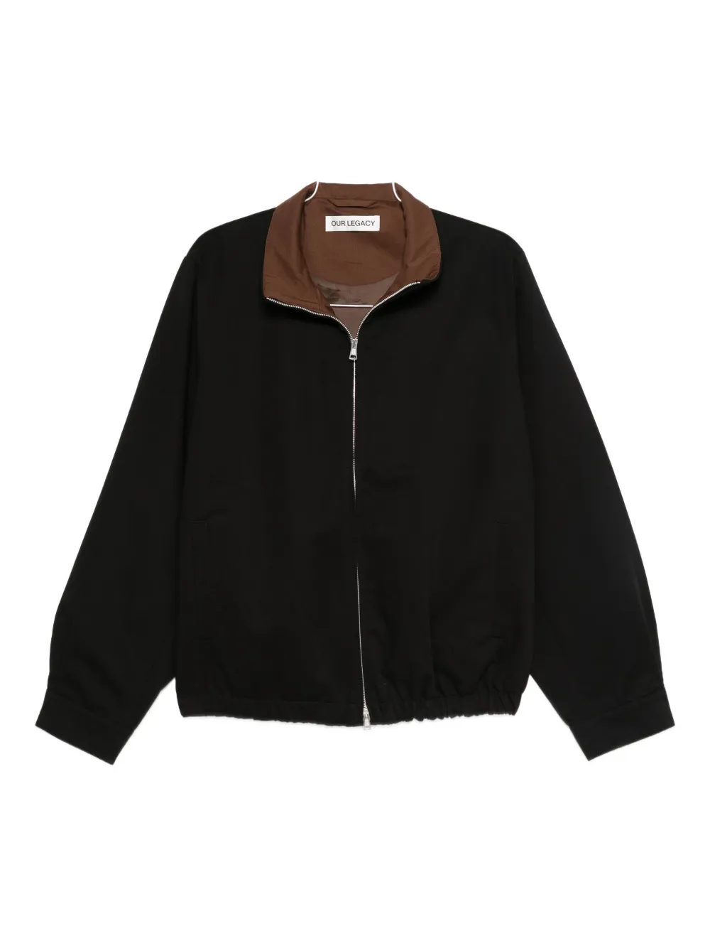 OUR LEGACY twill bomber jacket | Black | Image 1
