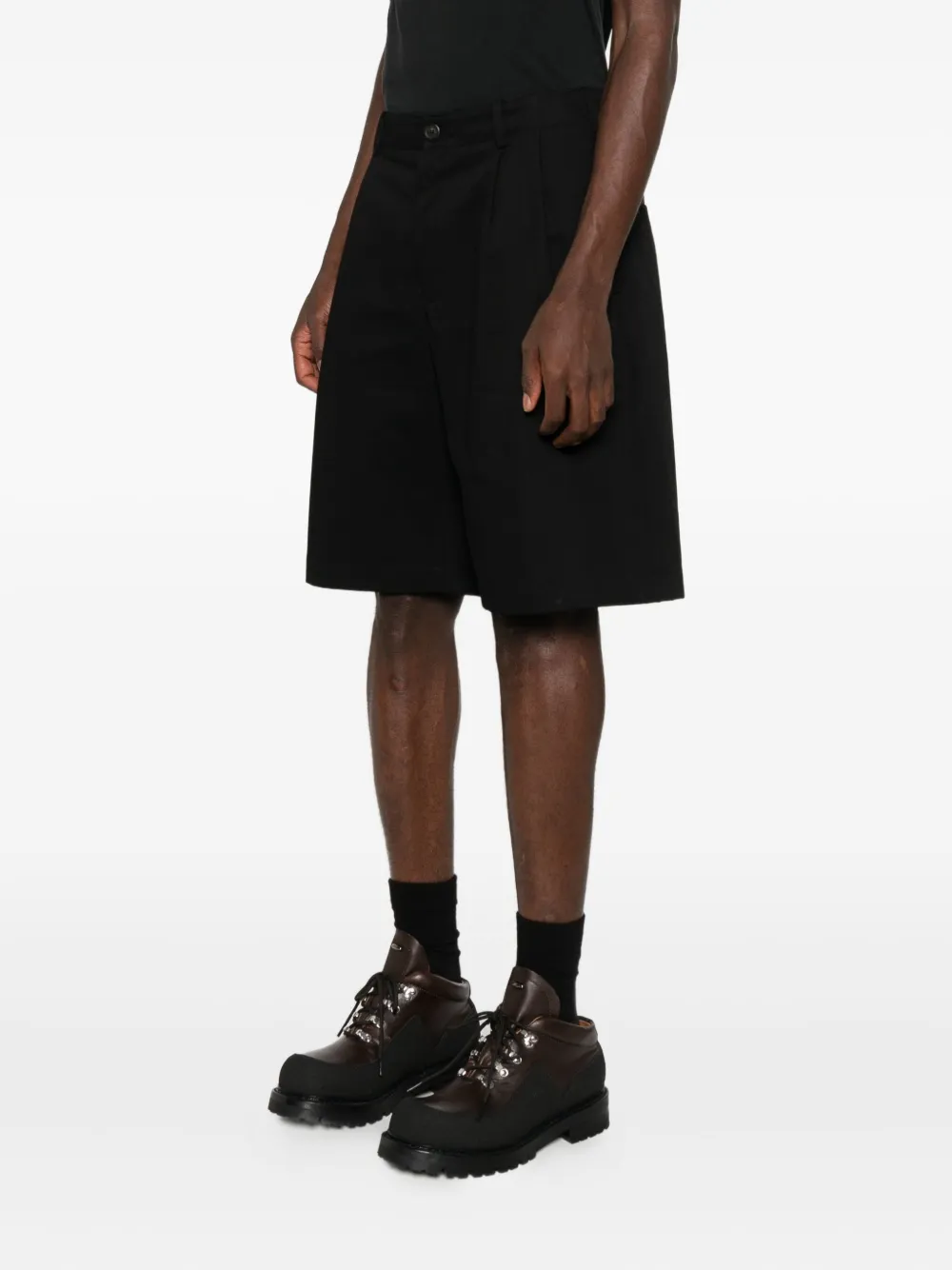 Our Legacy Twill Shorts In Black