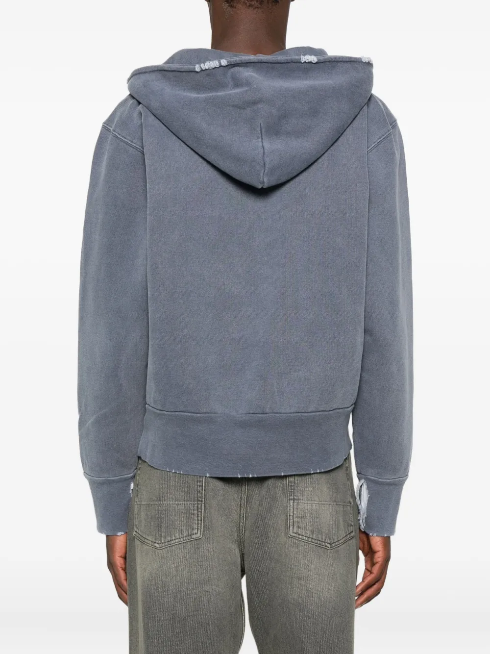 Our Legacy Drop-shoulder Hoodie In Blue
