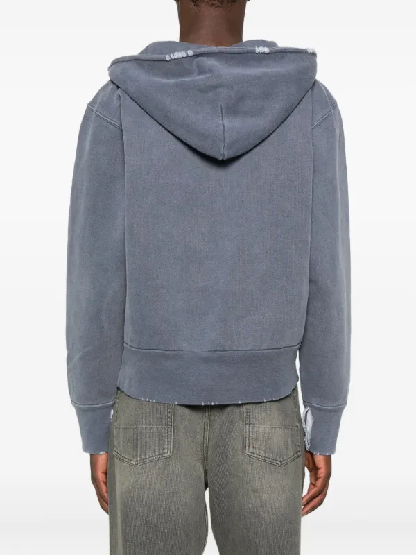 Our legacy ダメージ パーカー OUR LEGACY ダメージ パーカー | ブルー | FARFETCH JP