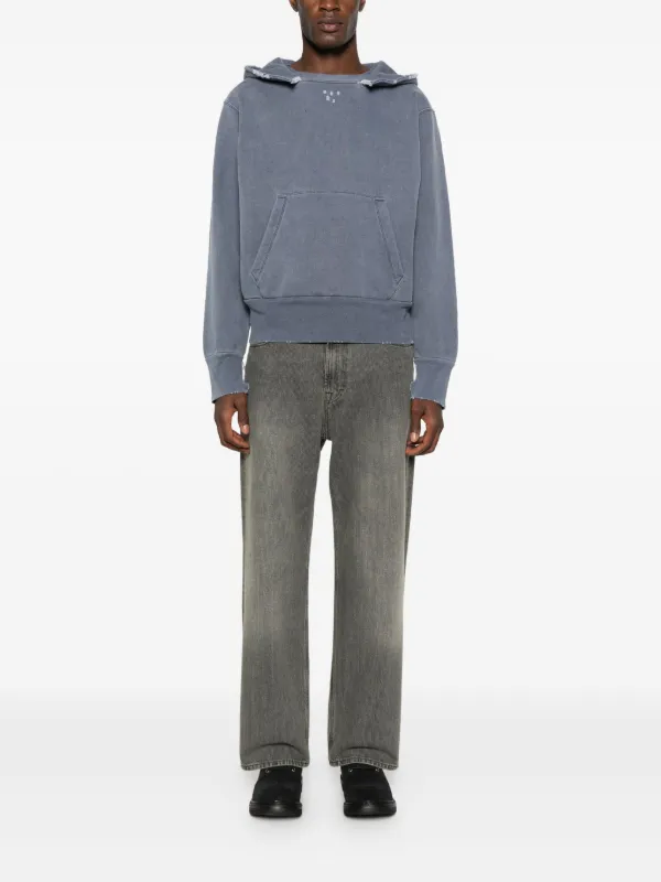 Our legacy ダメージ パーカー OUR LEGACY ダメージ パーカー | ブルー | FARFETCH JP