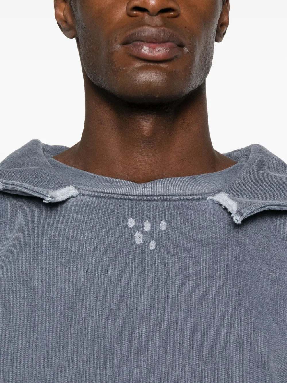 Our Legacy Drop-shoulder Hoodie In Blue