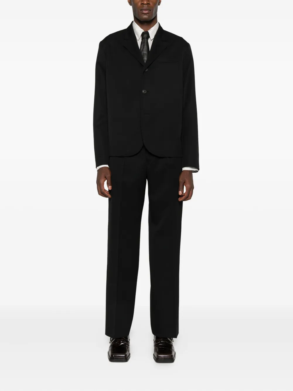 Our Legacy Gabardine Trousers In Black