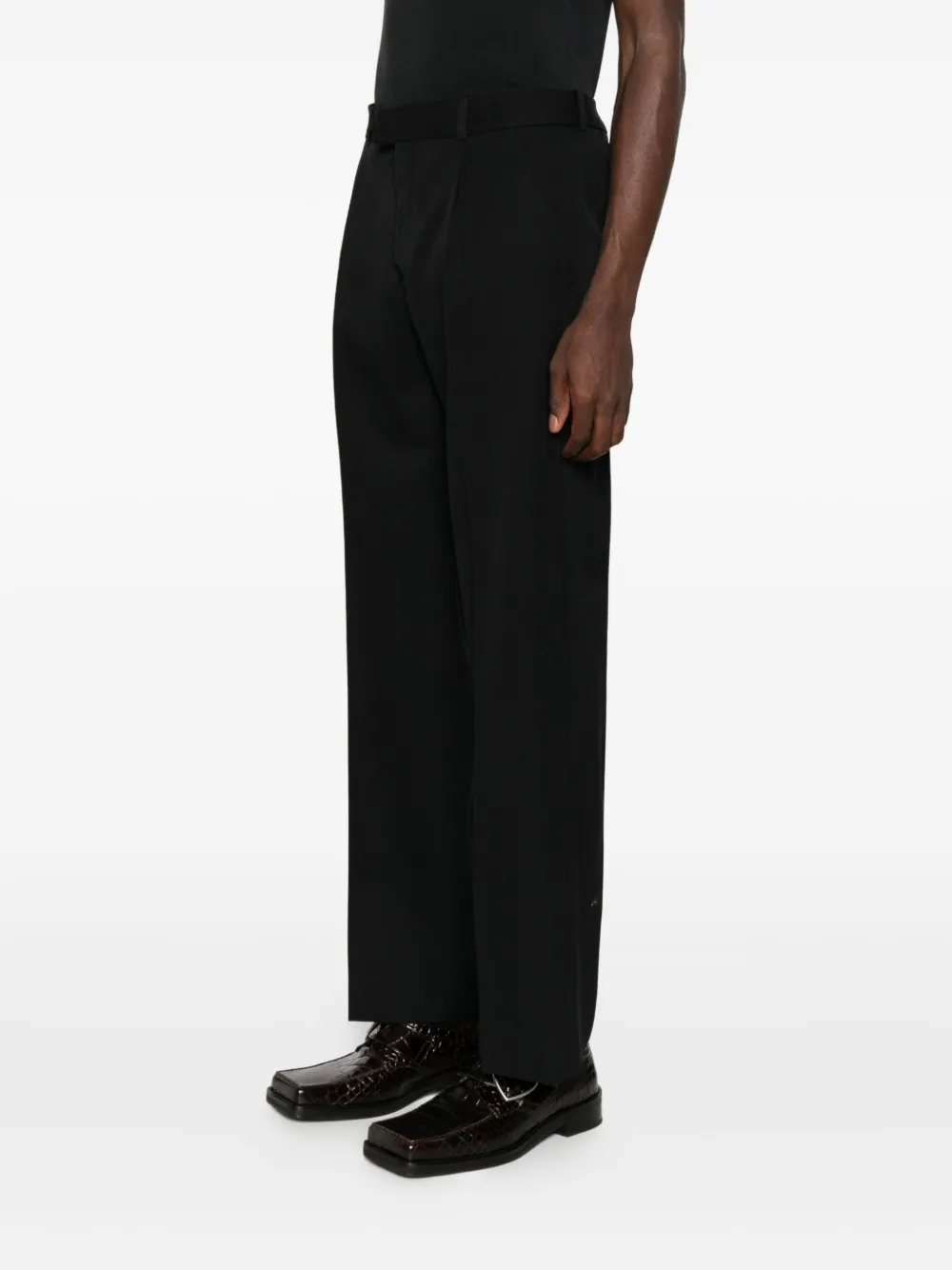 Our Legacy Gabardine Trousers In Black