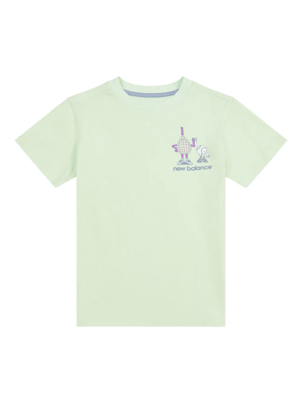 New Balance Kids T-shirt met logoprint Groen