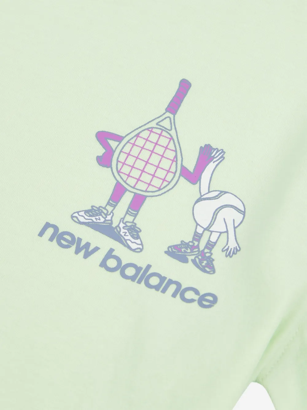 New Balance Kids T-shirt met logoprint Groen