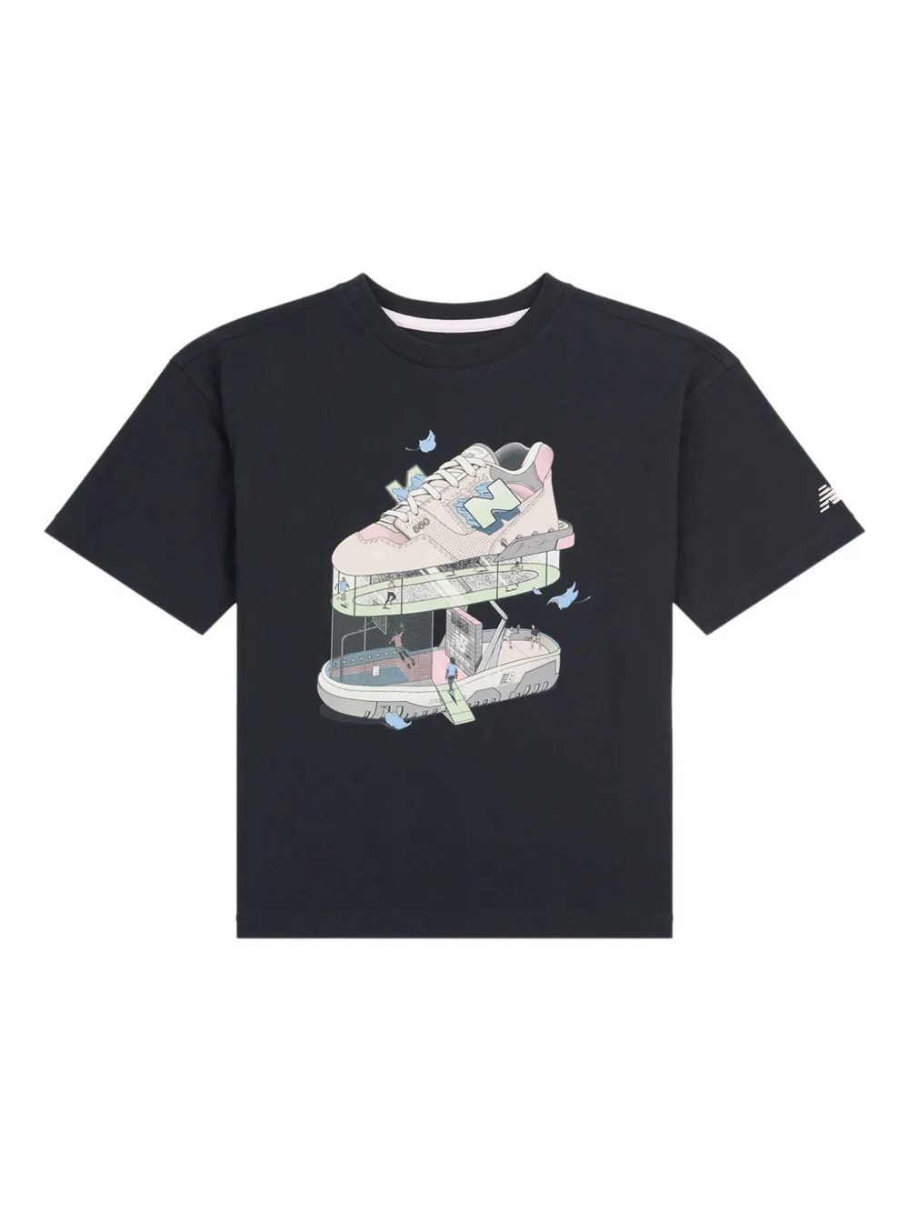 New Balance Kids グラフィック Tシャツ - ブラック New Balance Kids グラフィック Tシャツ - ブラック