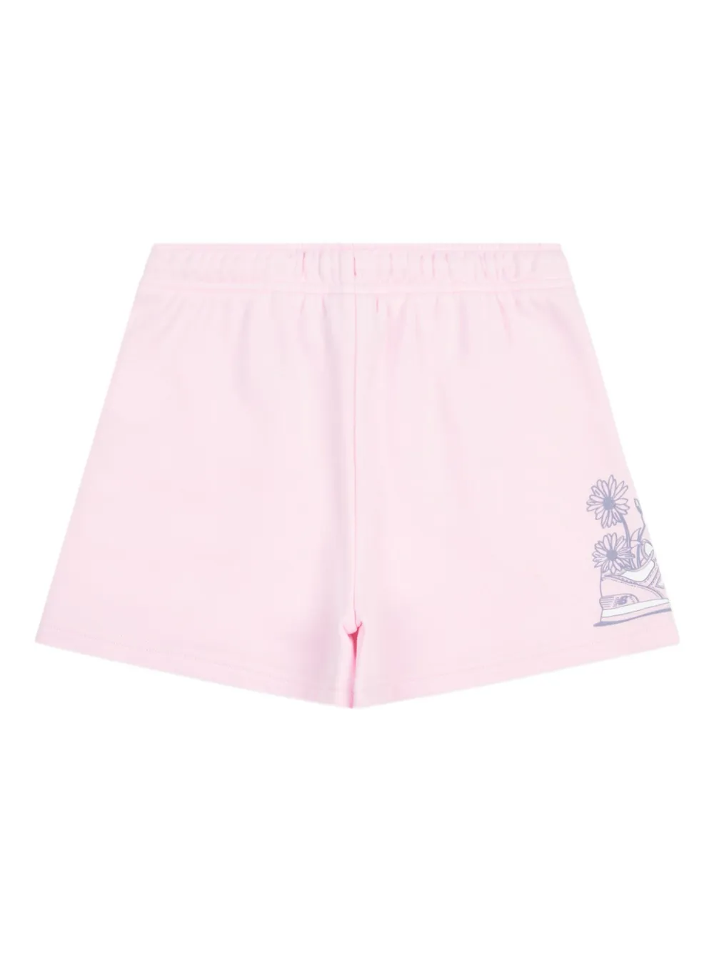 New Balance Kids Trainingsshorts met logoprint Roze