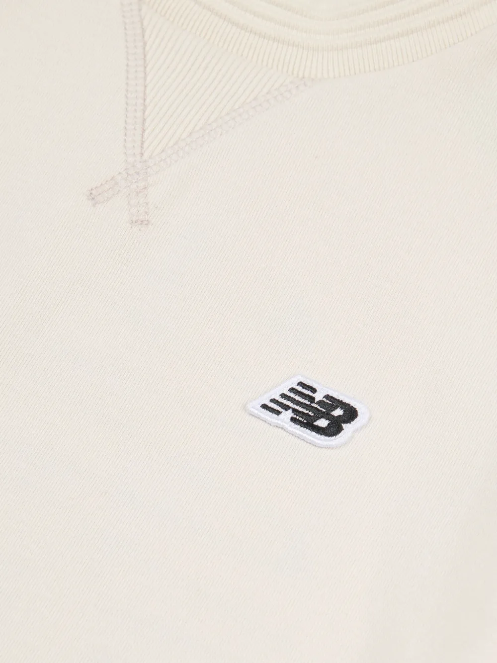 New Balance Kids Sweater met geborduurd logo Beige