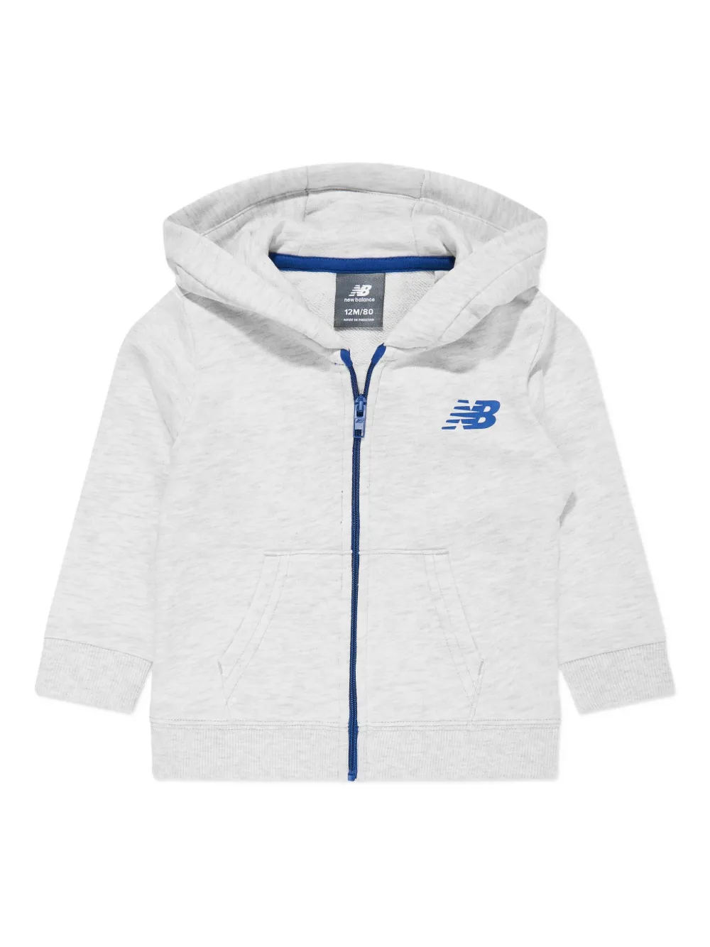 New Balance Kids Trainingspak met logoprint Grijs