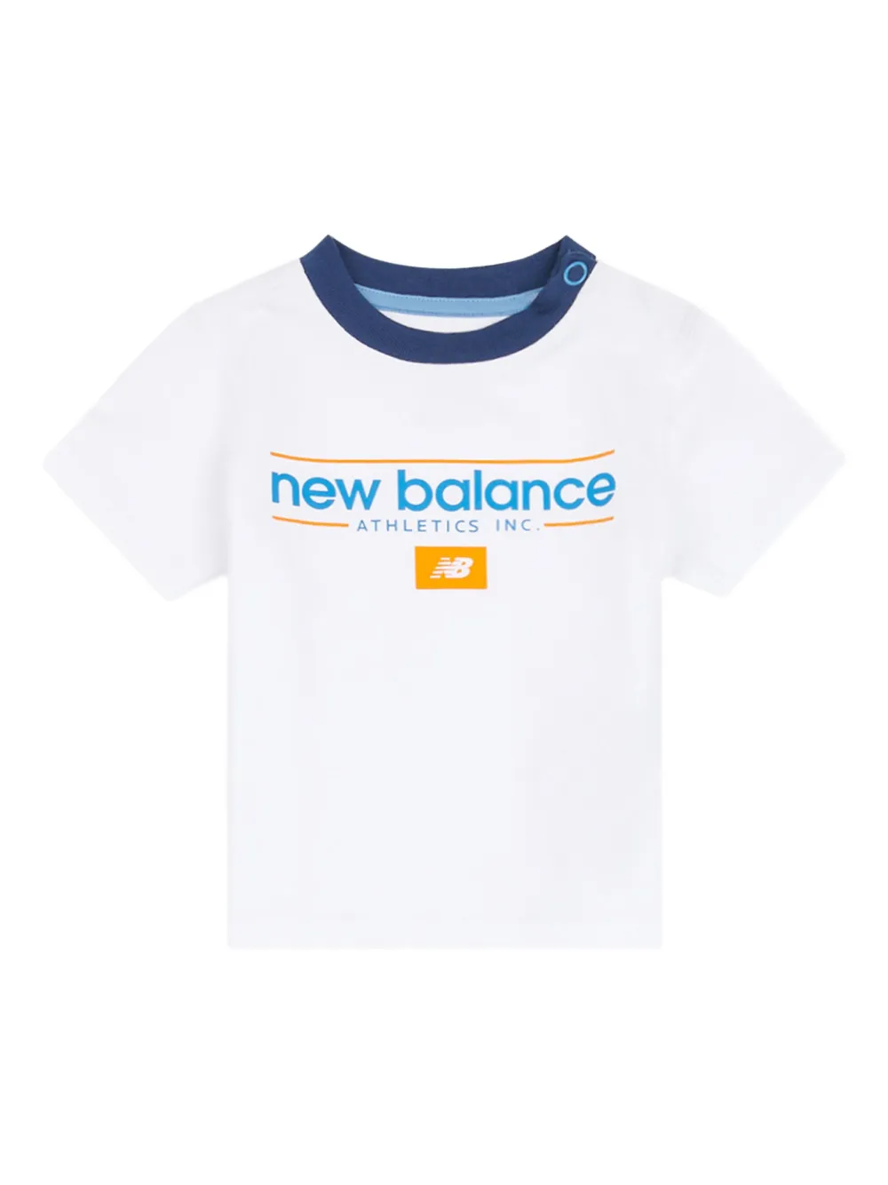 New Balance Kids Shorts set met logoprint Wit