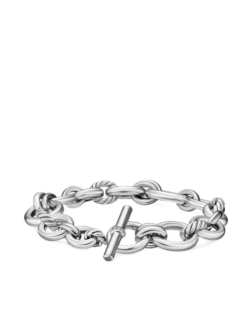 Bracelet DY Mercer Chain en sterling pavé de diamants - David Yurman - Modalova