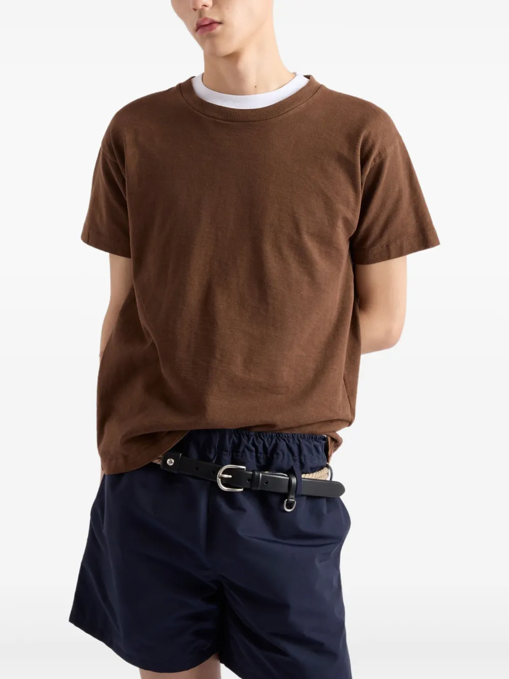 Prada Katoenen T-shirt Bruin