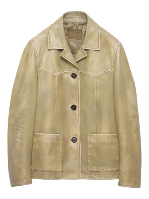 Prada leather jacket