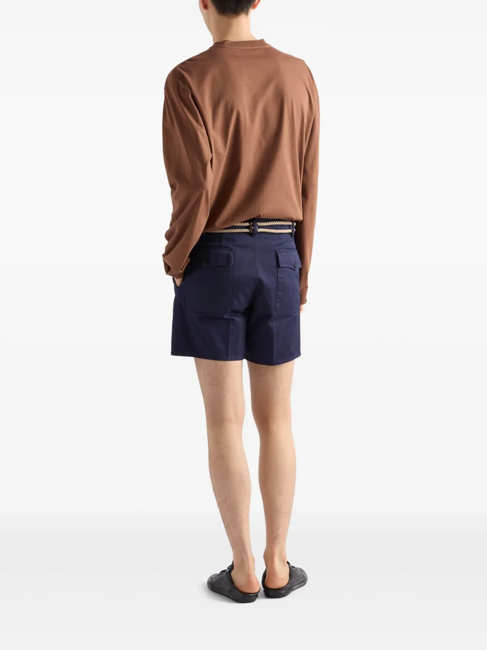 Prada Katoenen T-shirt Bruin