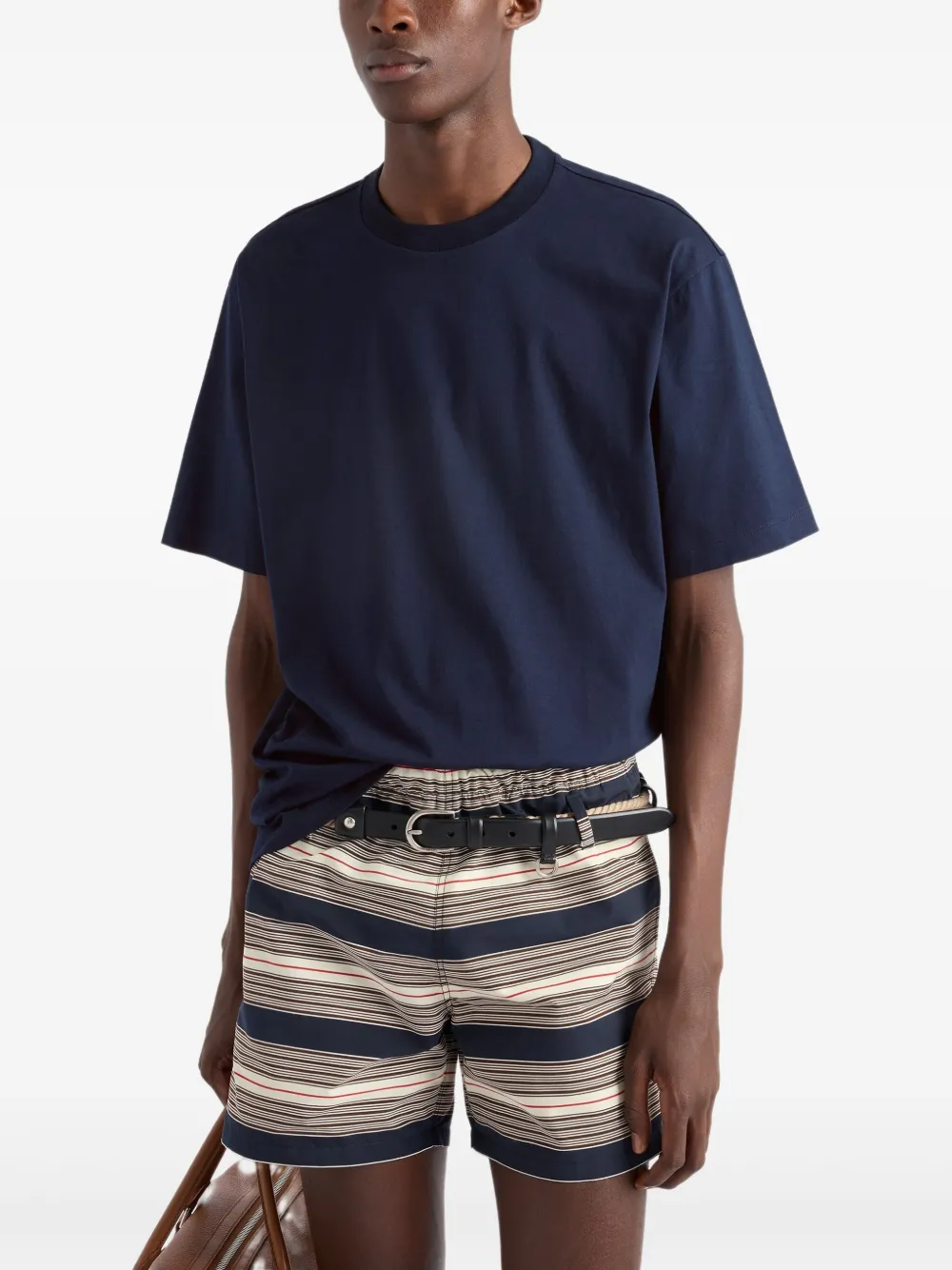 Prada Katoenen T-shirt Blauw