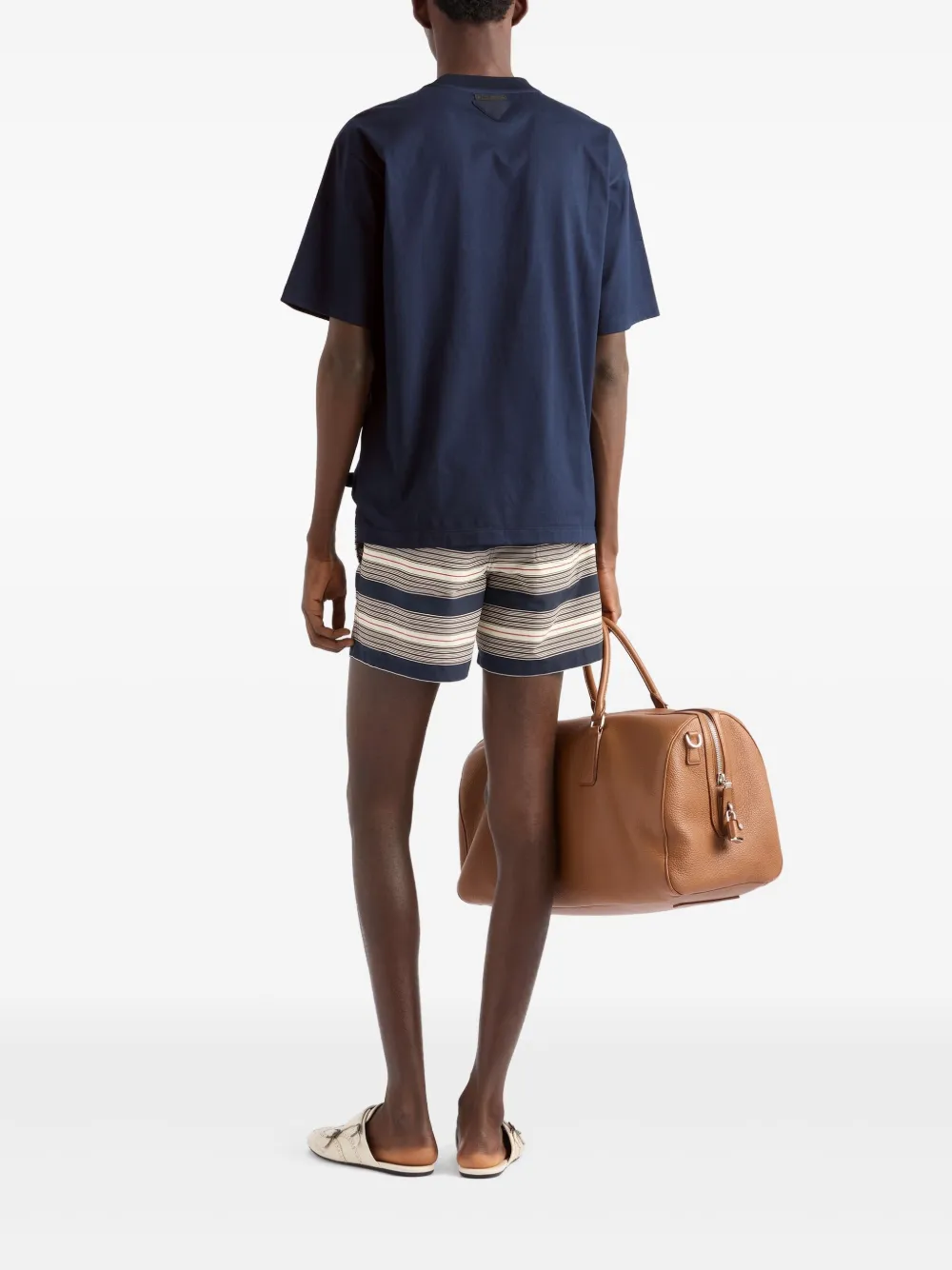 Prada Katoenen T-shirt Blauw