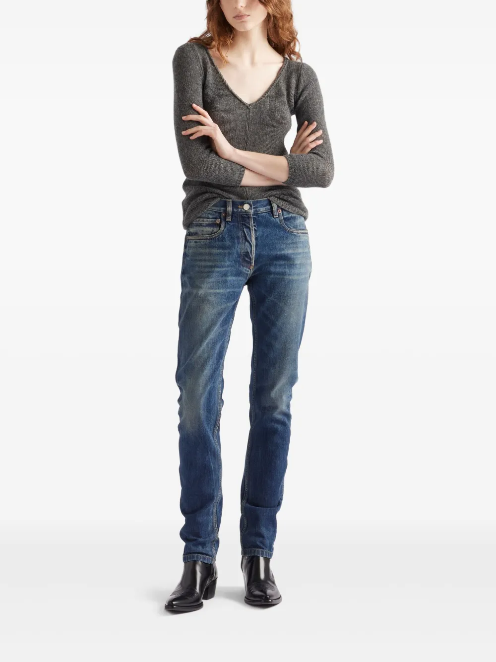 Prada Katoenen jeans - Blauw