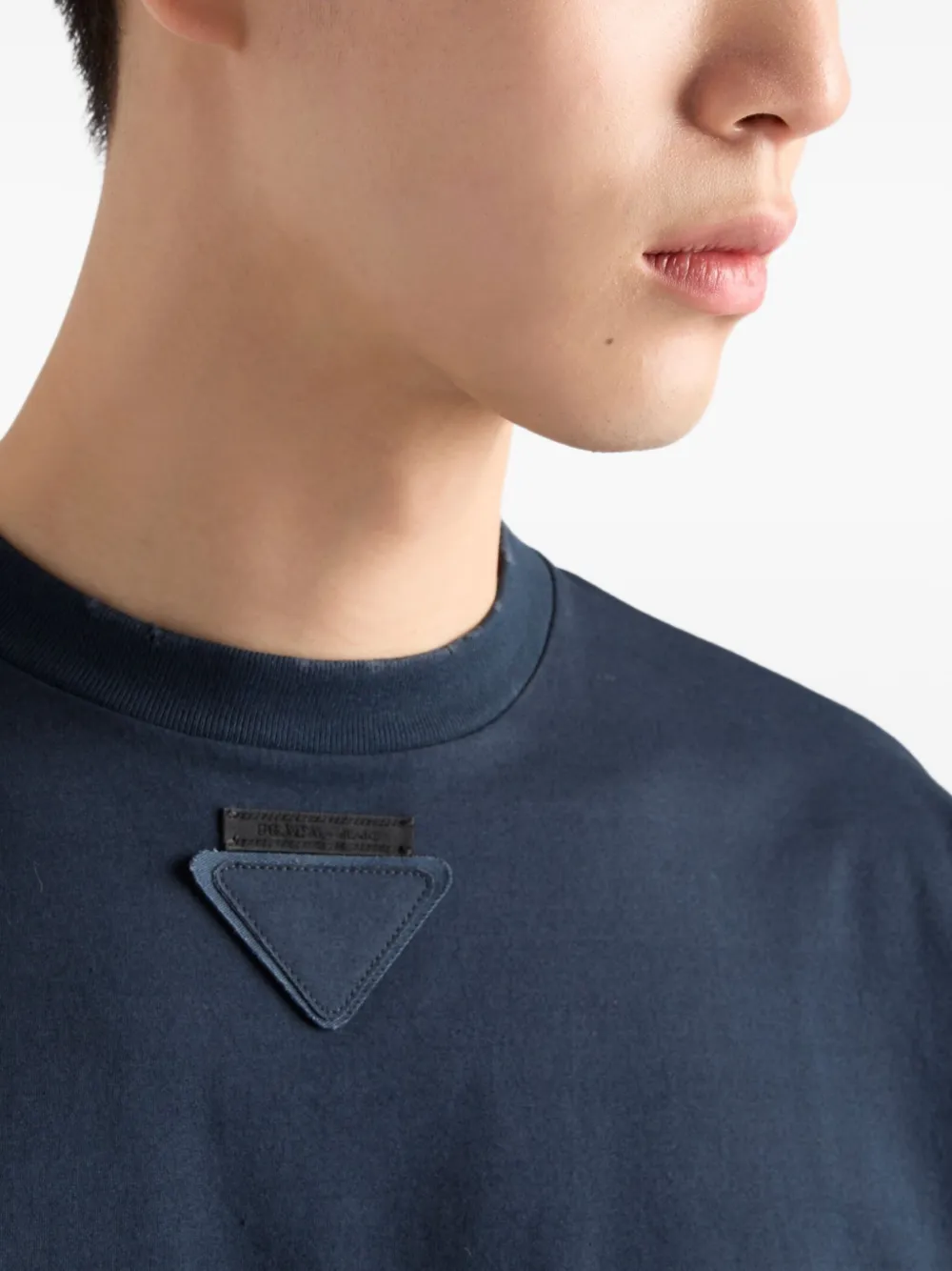Prada Katoenen T-shirt Blauw