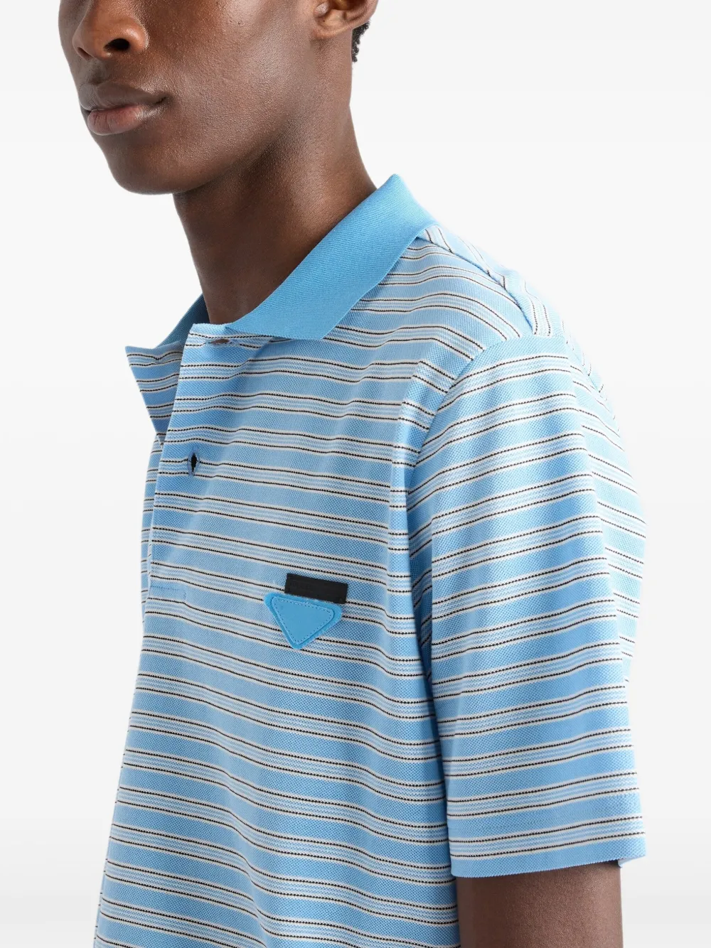 Prada Katoenen poloshirt Blauw