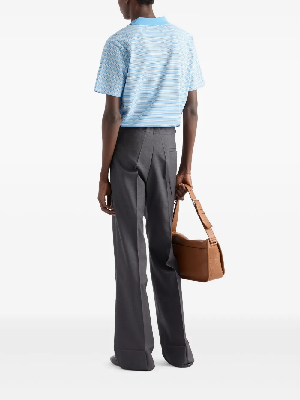 Prada Katoenen poloshirt Blauw