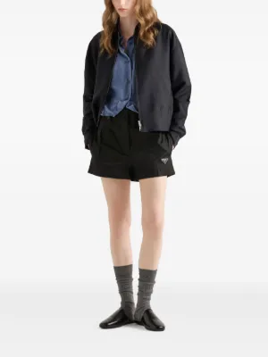 ショートパンツ PRADA SHORTS (P252JSOOO17FL F043O) 雑誌、TV、映画に登場アイテム♪ PRADA(プラダ) ショート
