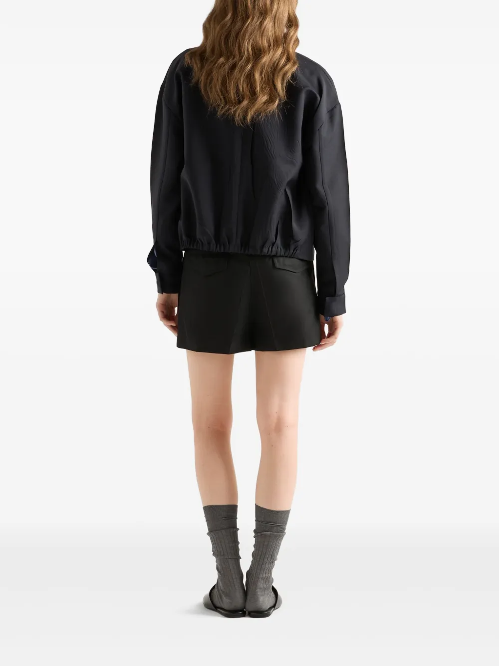 Prada High waist shorts Zwart