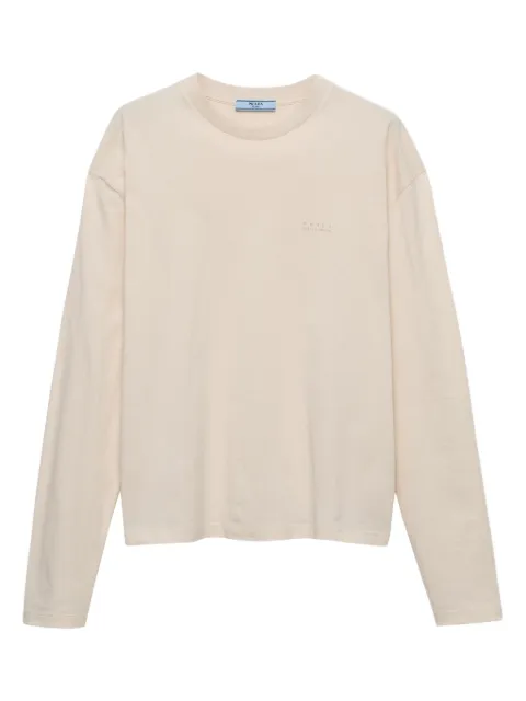 Prada long-sleeve logo T-shirt